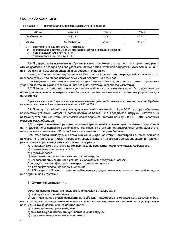 ГОСТ Р ИСО 7206-4-2005