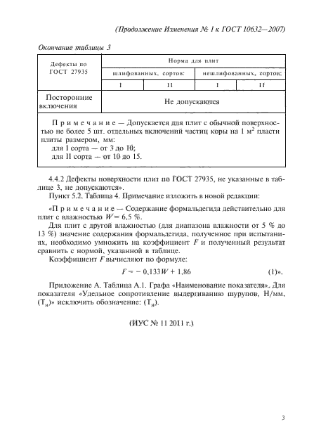Изменение №1 к ГОСТ 10632-2007
