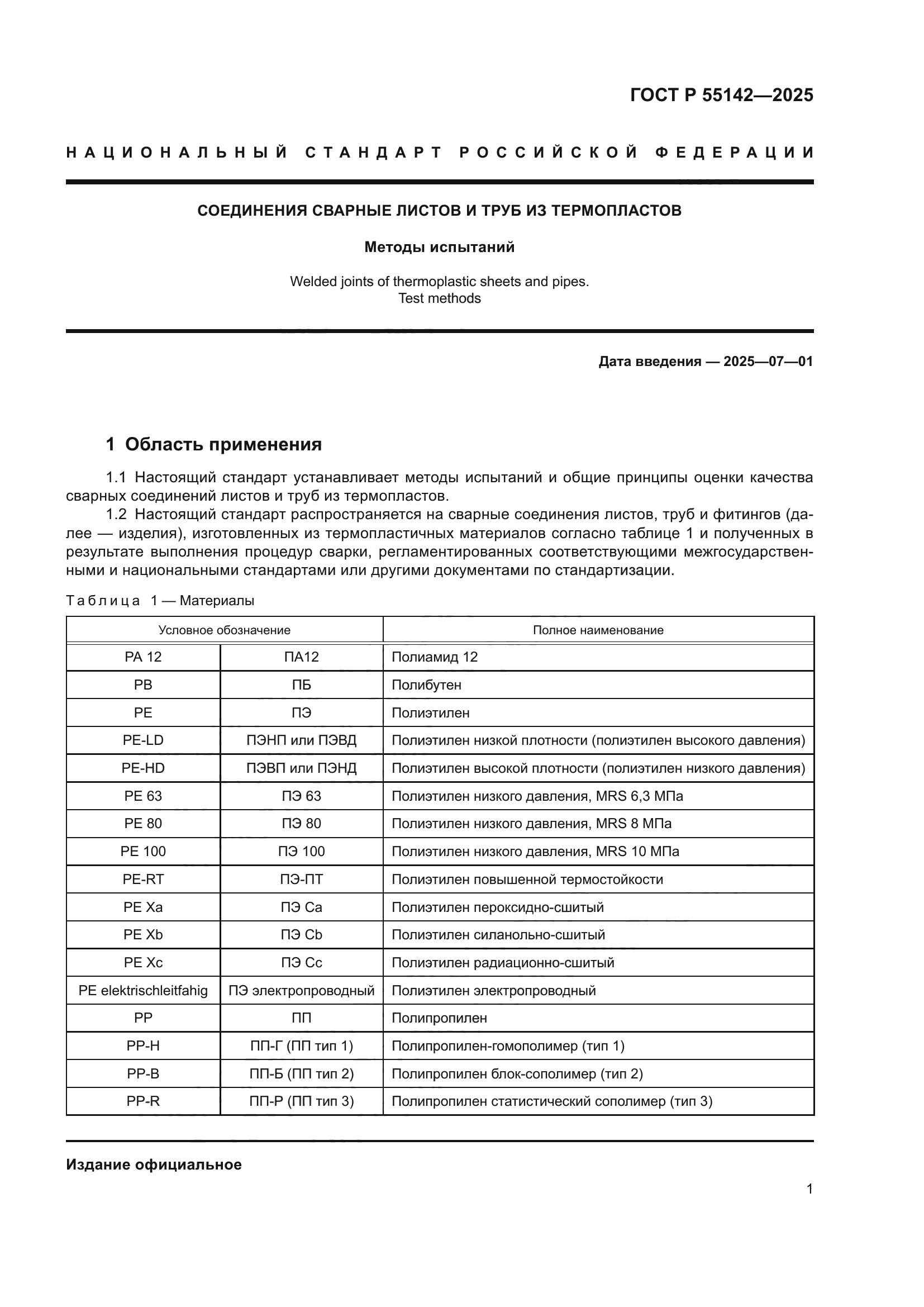 ГОСТ Р 55142-2025