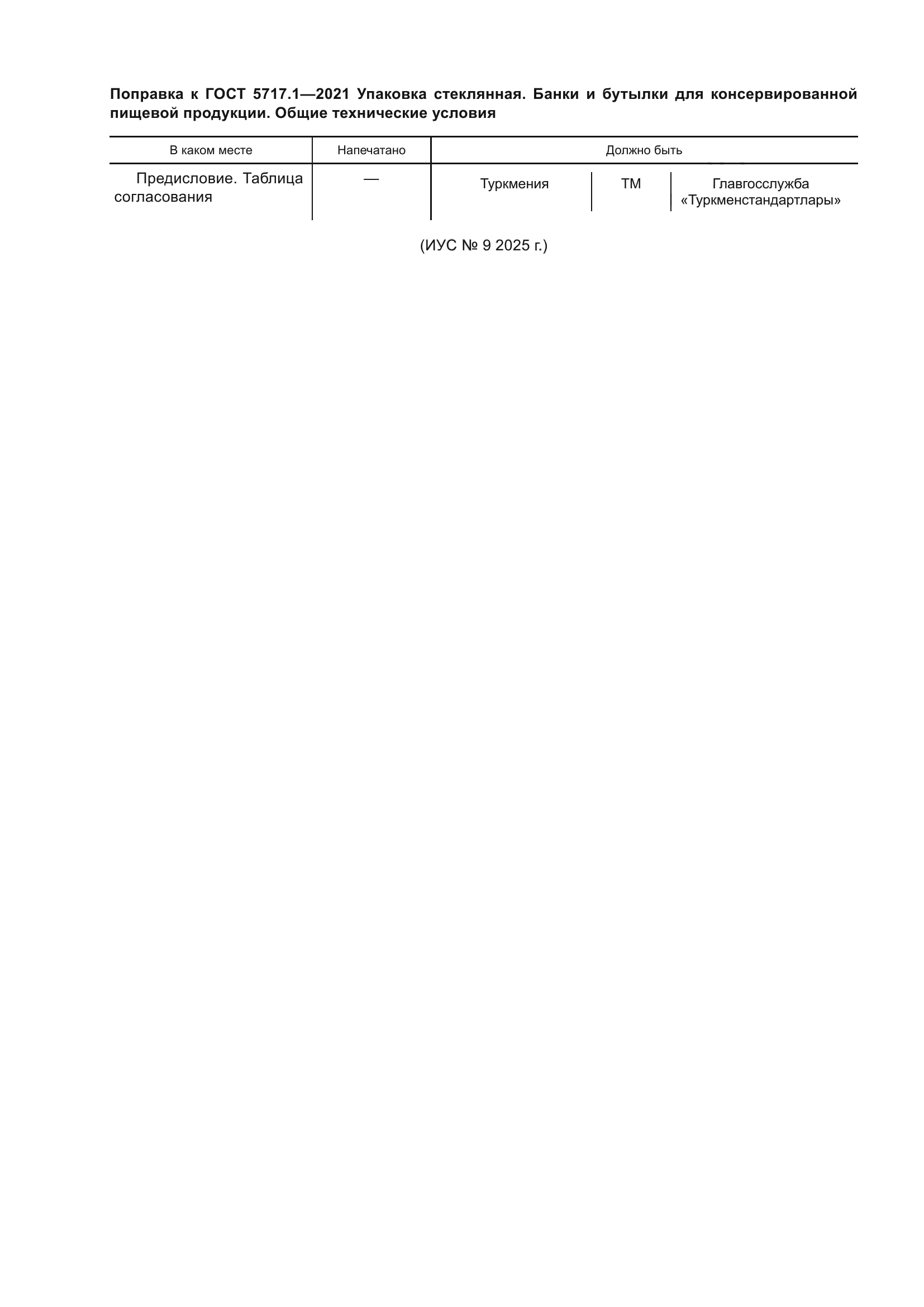 Поправка к ГОСТ 5717.1-2021