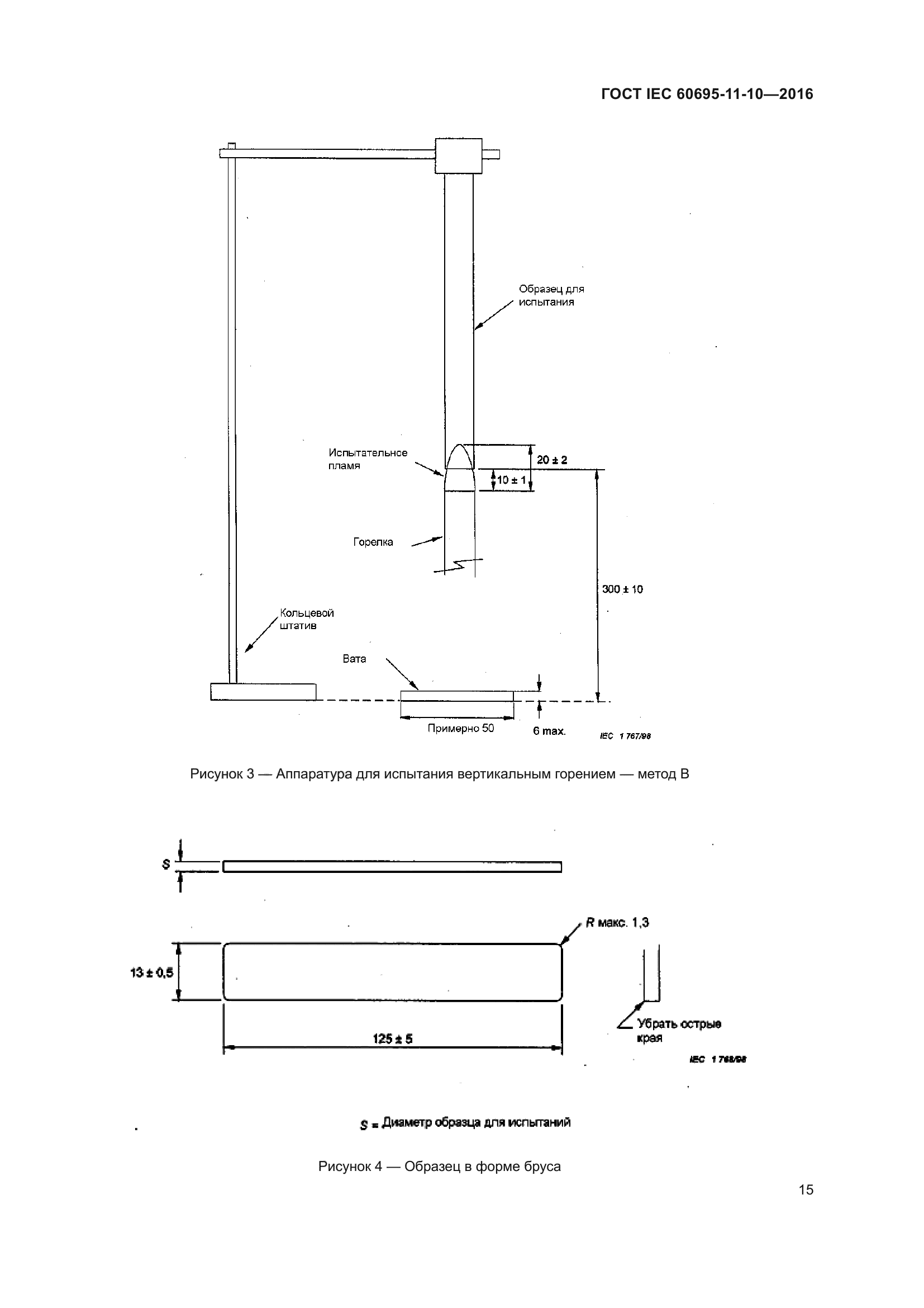 ГОСТ IEC 60695-11-10-2016
