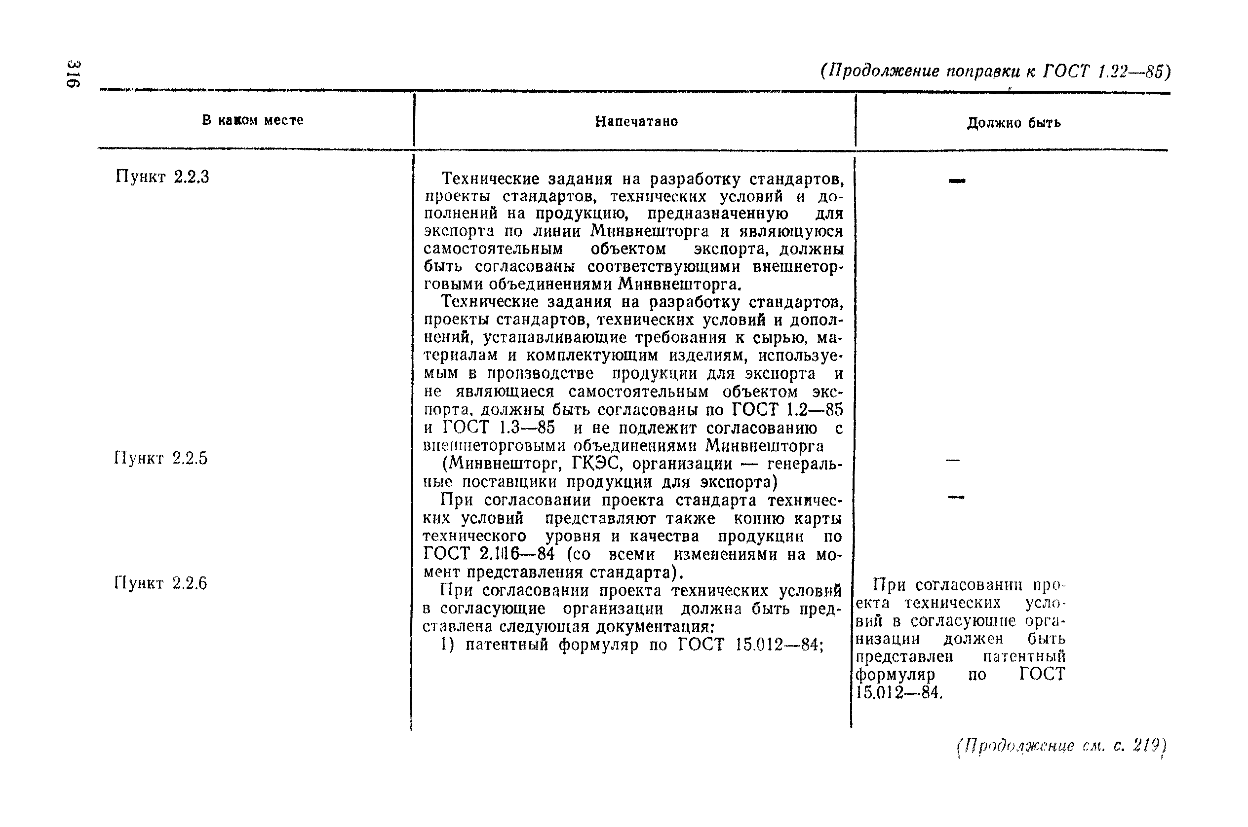 ГОСТ 15.012-96 патентный формуляр