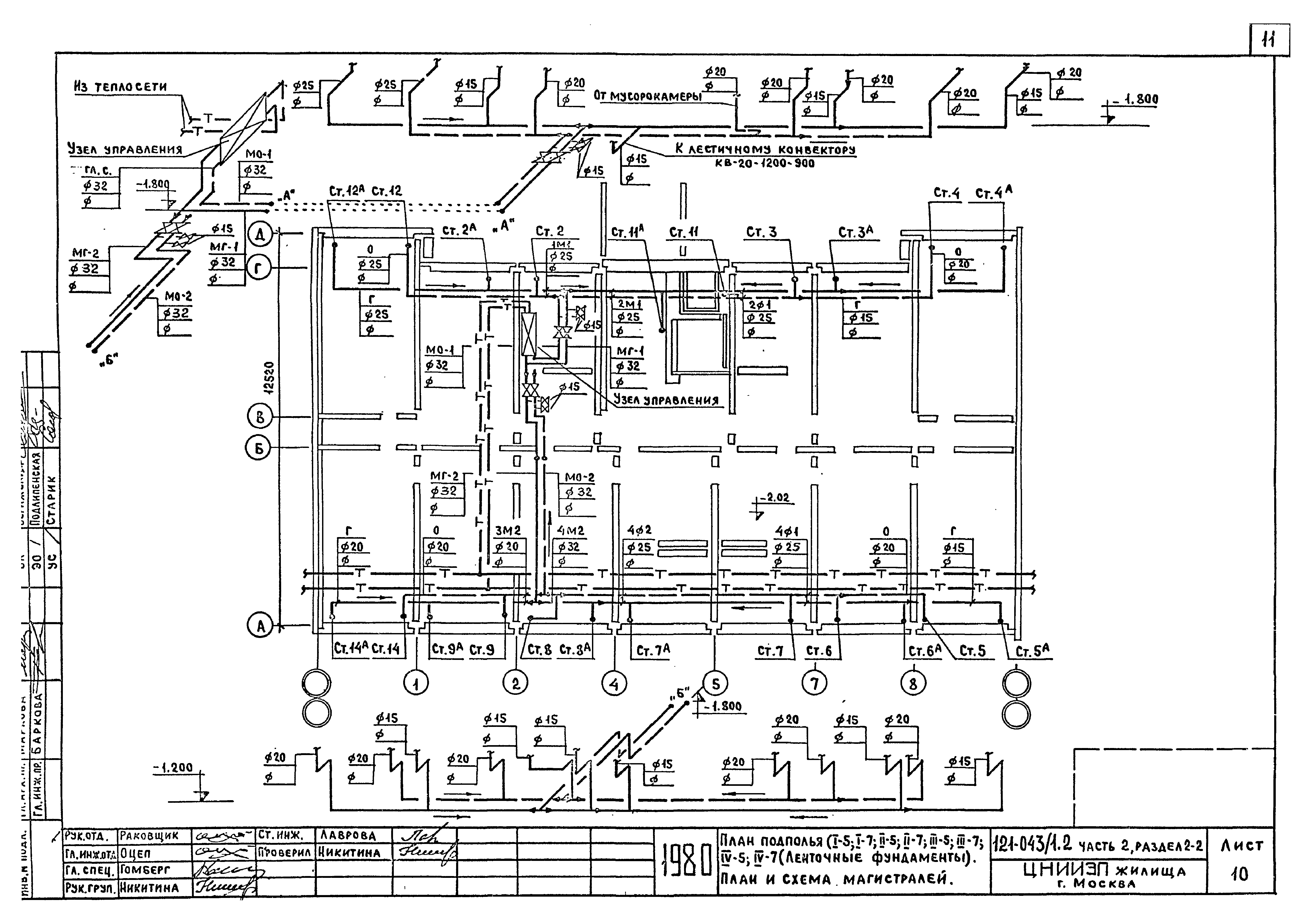 Схема разводки электропроводки п46