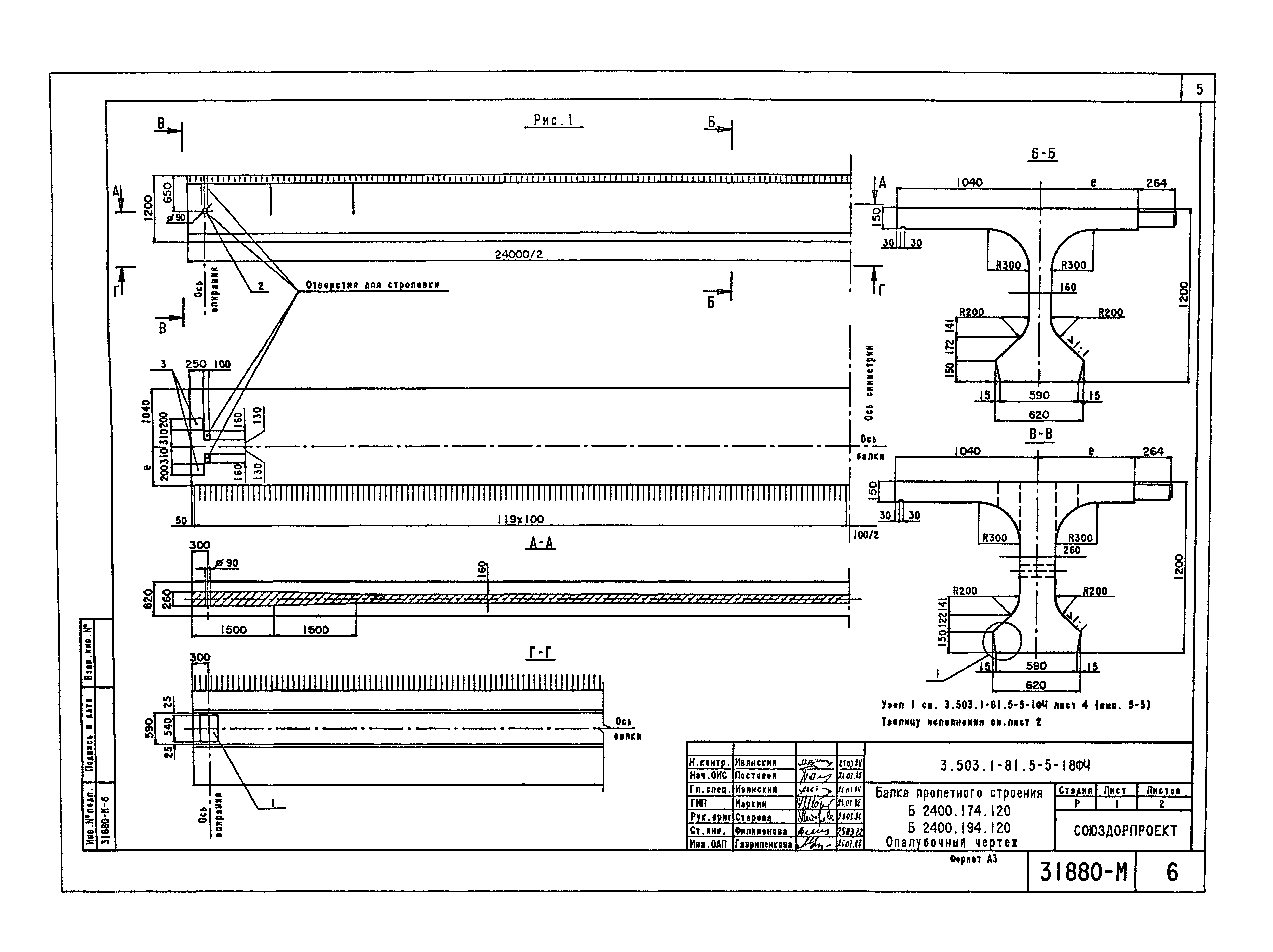 Типовой проект инв 54050 м