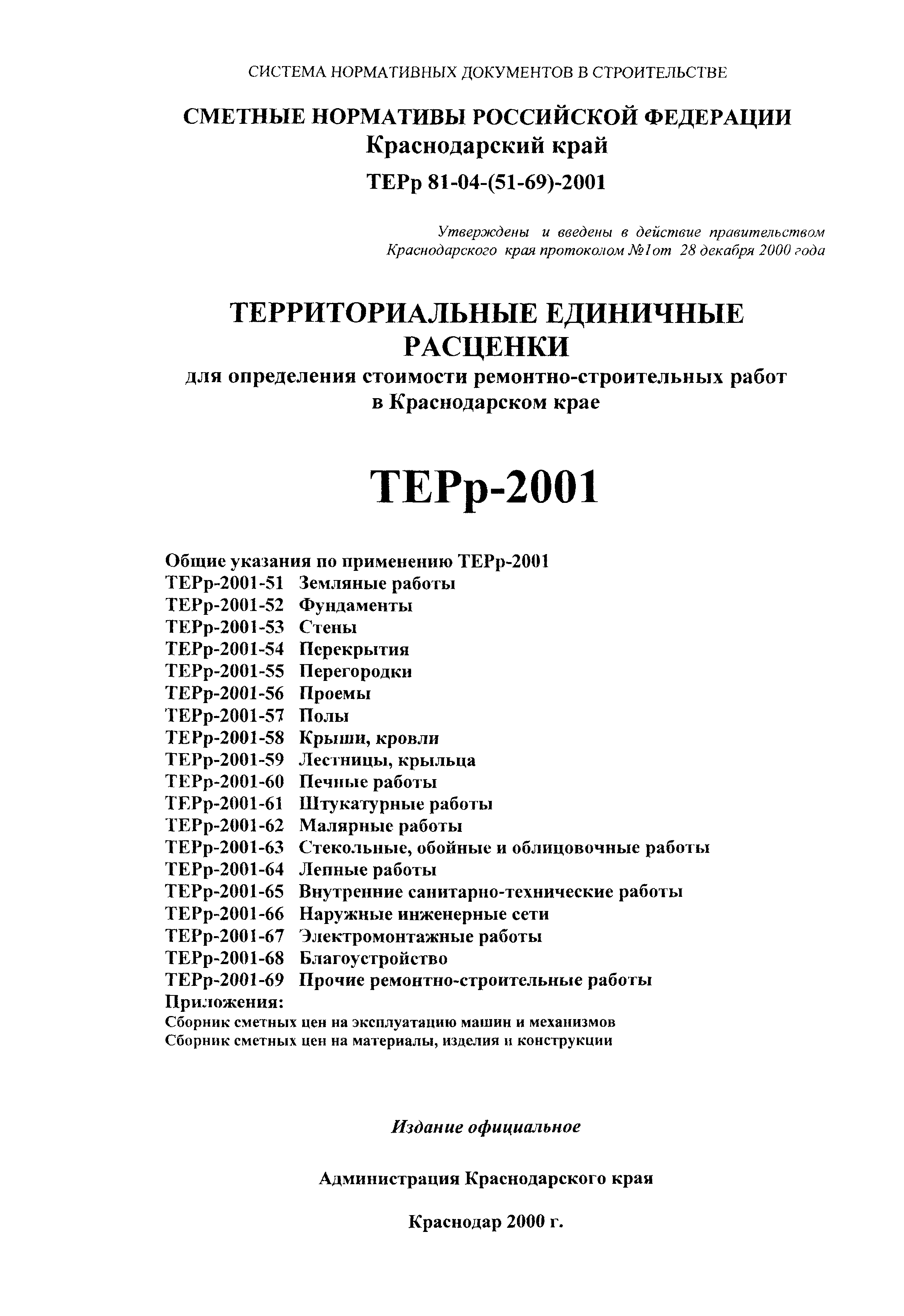 ТЕРр Краснодарский край 2001-63