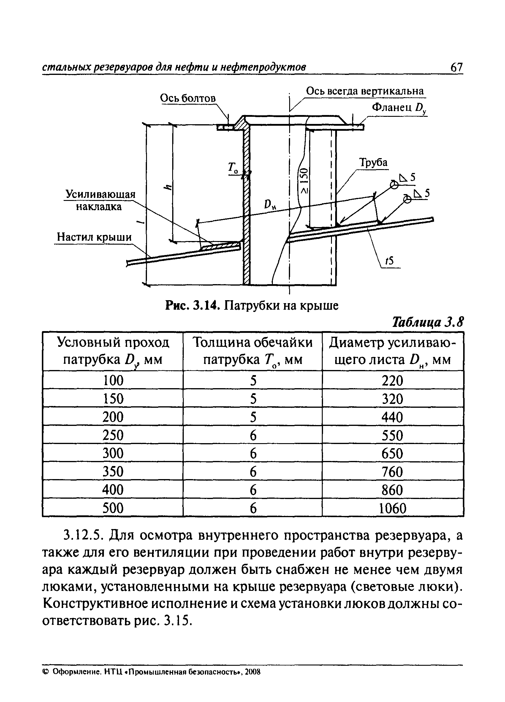 правила эксплуатации резервуаров вертикальных стальных