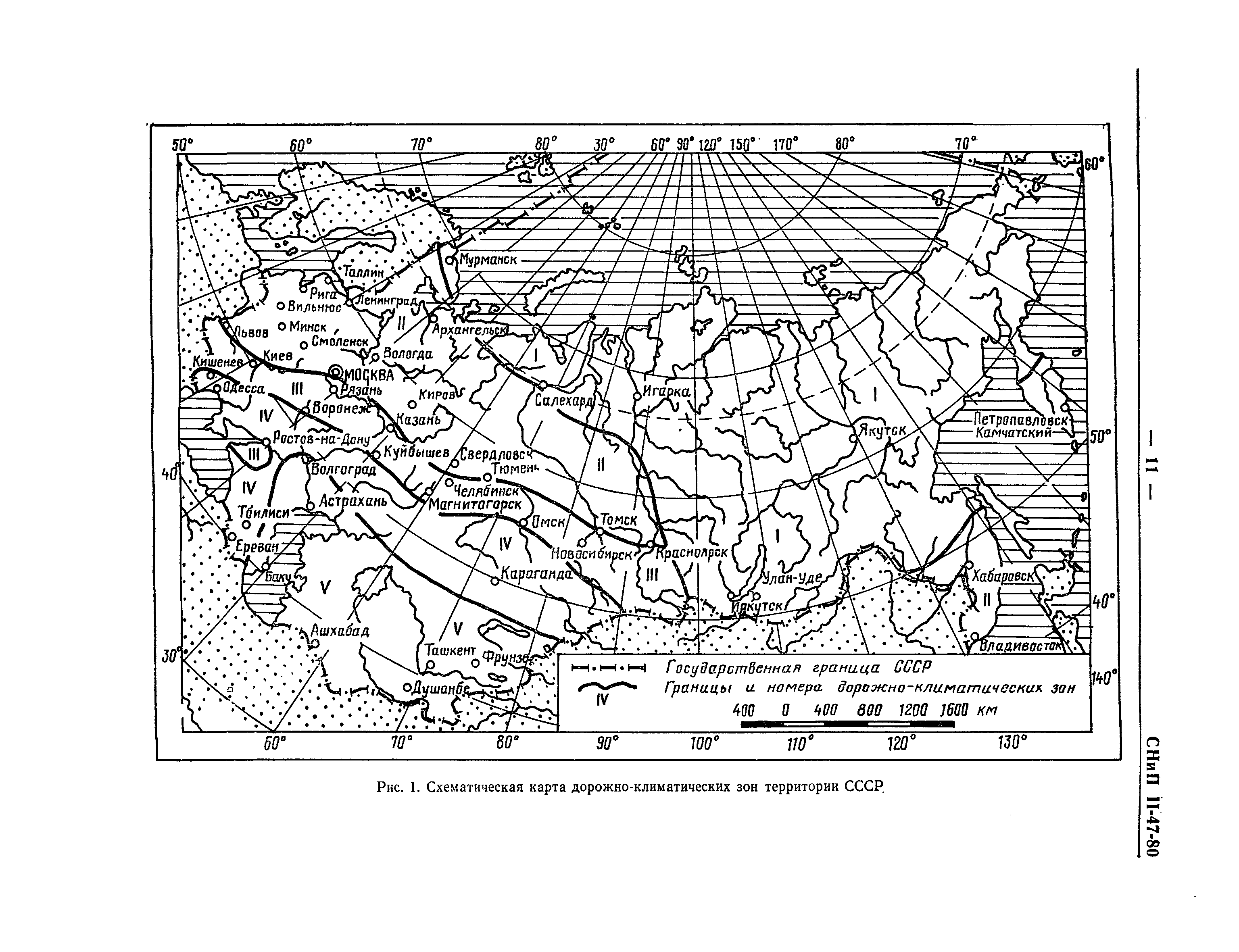 Карта зон влажности