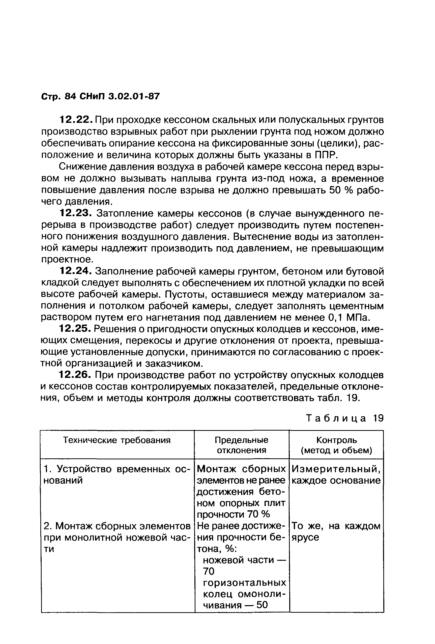 СНиП 3.02.01-87